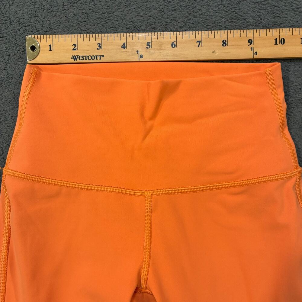 Lululemon Wunder Under Orange Soda Activewear High Rise Leggings Women’s Size 2 - Picture 4 of 7